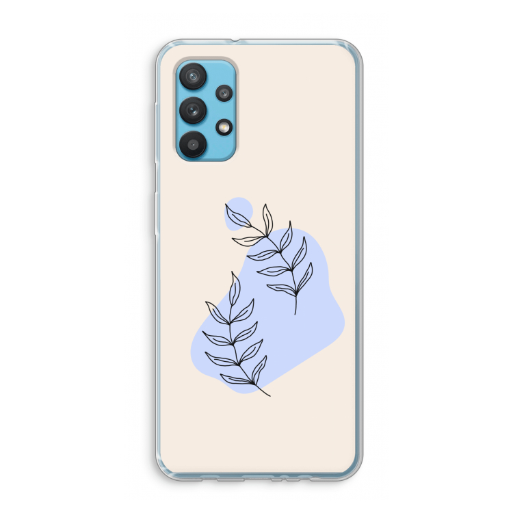 Leaf me if you can: Samsung Galaxy A32 4G Transparant Hoesje