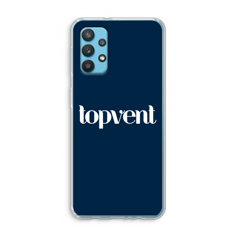 Topvent Navy: Samsung Galaxy A32 4G Transparant Hoesje