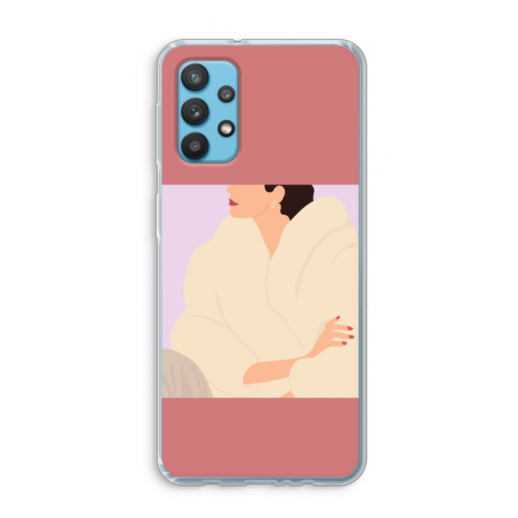 Cosy: Samsung Galaxy A32 4G Transparant Hoesje
