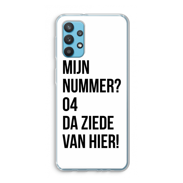 Da ziede van hier: Samsung Galaxy A32 4G Transparant Hoesje
