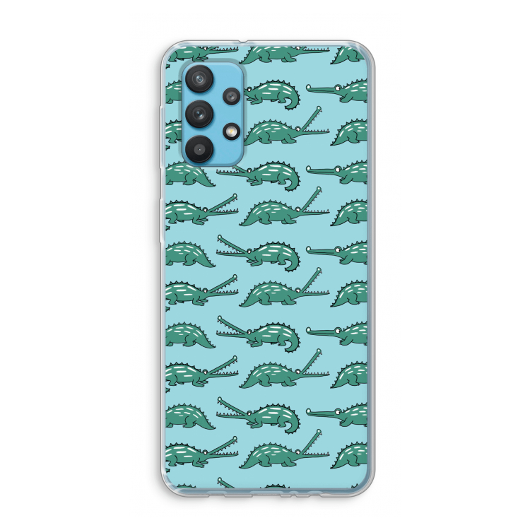 Kroko: Samsung Galaxy A32 4G Transparant Hoesje