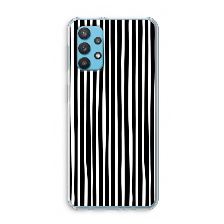 Stripes: Samsung Galaxy A32 4G Transparant Hoesje