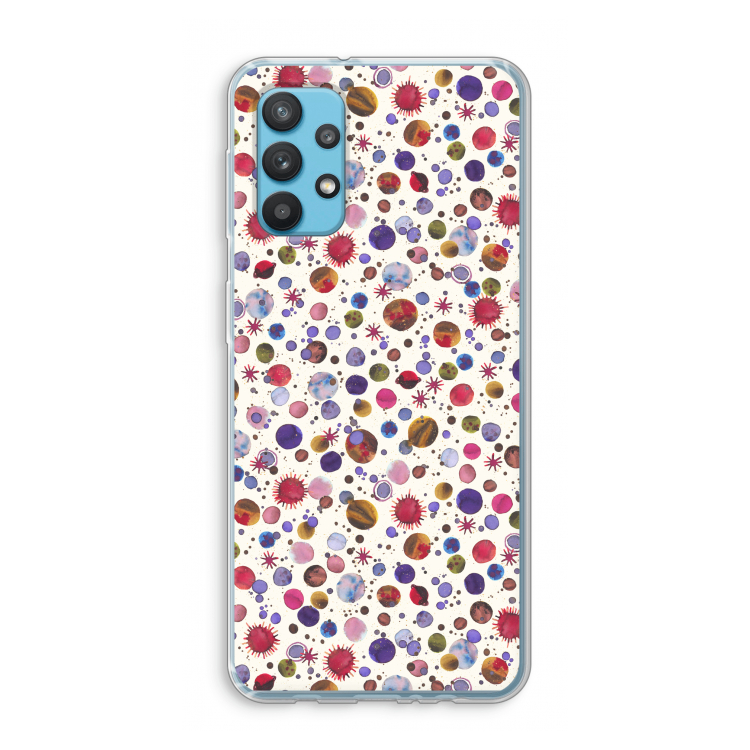 Planets Space: Samsung Galaxy A32 4G Transparant Hoesje