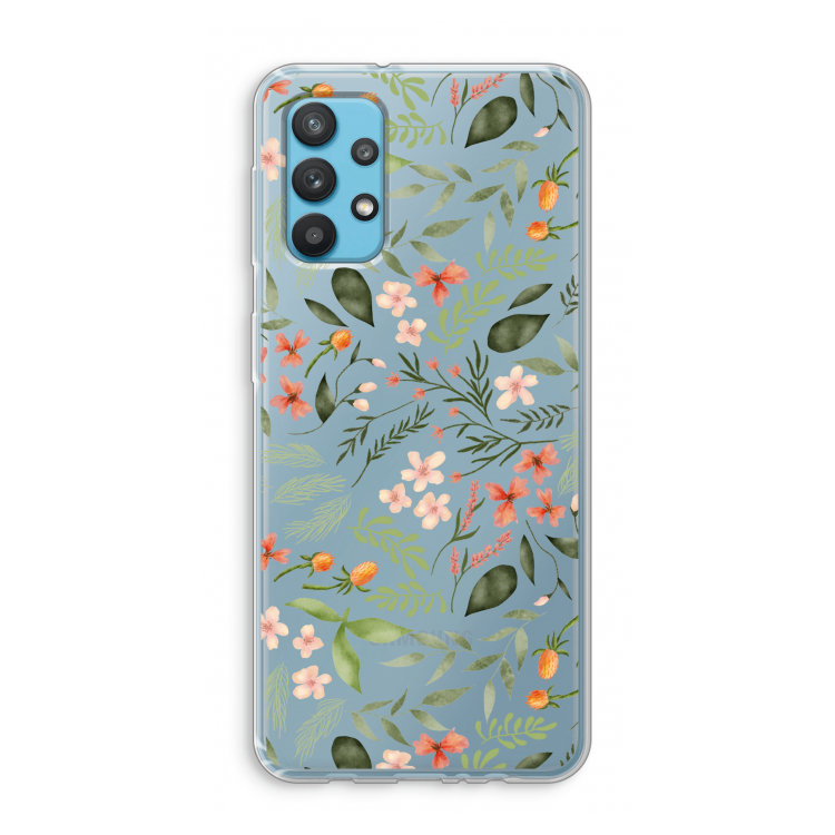 Sweet little flowers: Samsung Galaxy A32 4G Transparant Hoesje