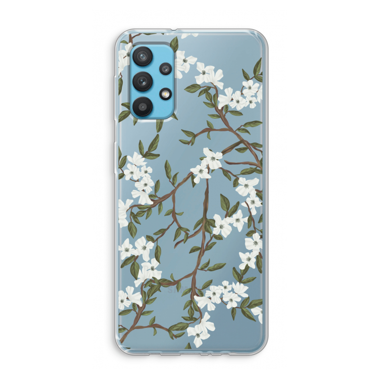 Blossoming spring: Samsung Galaxy A32 4G Transparant Hoesje