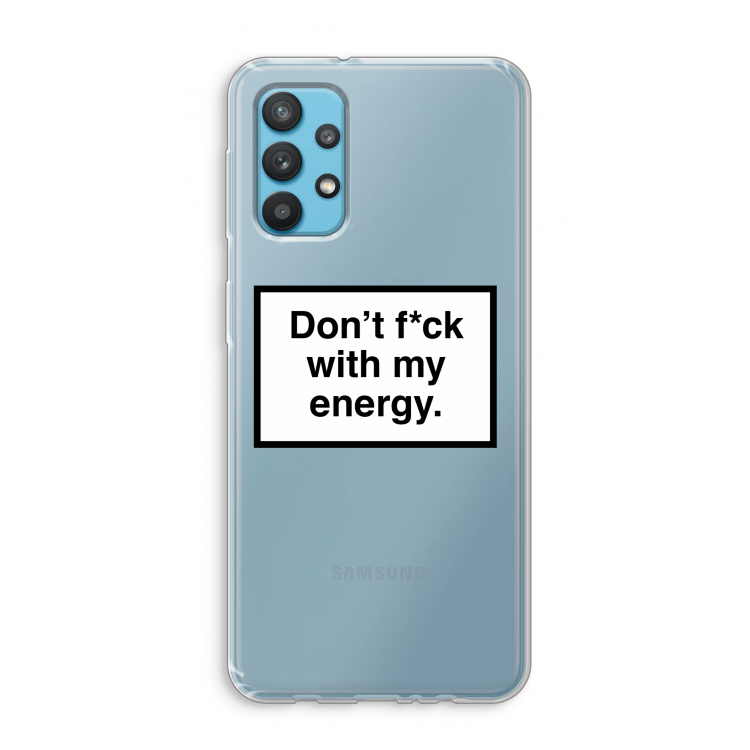 My energy: Samsung Galaxy A32 4G Transparant Hoesje