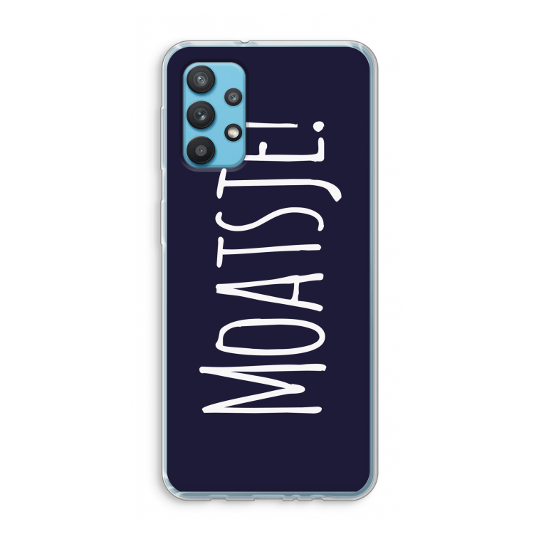 Moatsje!: Samsung Galaxy A32 4G Transparant Hoesje