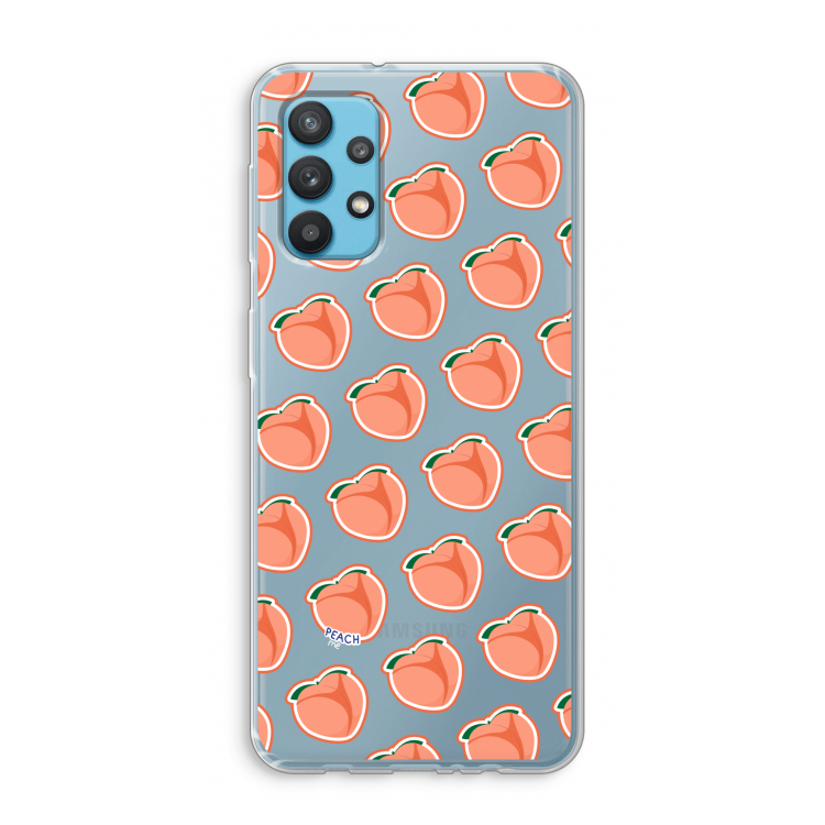 Just peachy: Samsung Galaxy A32 4G Transparant Hoesje
