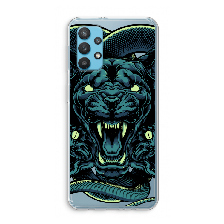 Cougar and Vipers: Samsung Galaxy A32 4G Transparant Hoesje