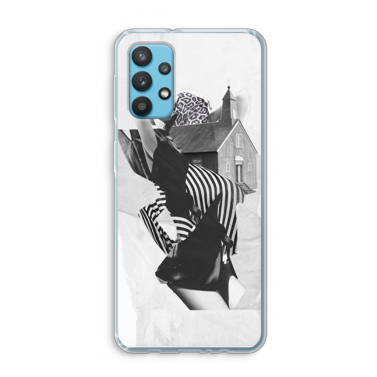 House: Samsung Galaxy A32 4G Transparant Hoesje