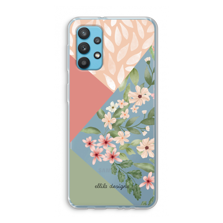 Sweet heaven geometrics: Samsung Galaxy A32 4G Transparant Hoesje