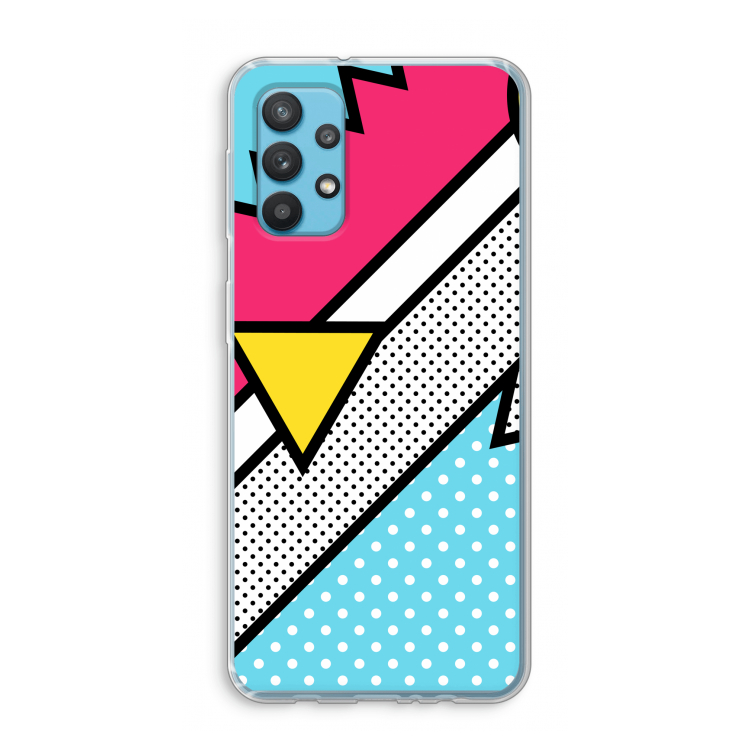 Pop Art #3: Samsung Galaxy A32 4G Transparant Hoesje