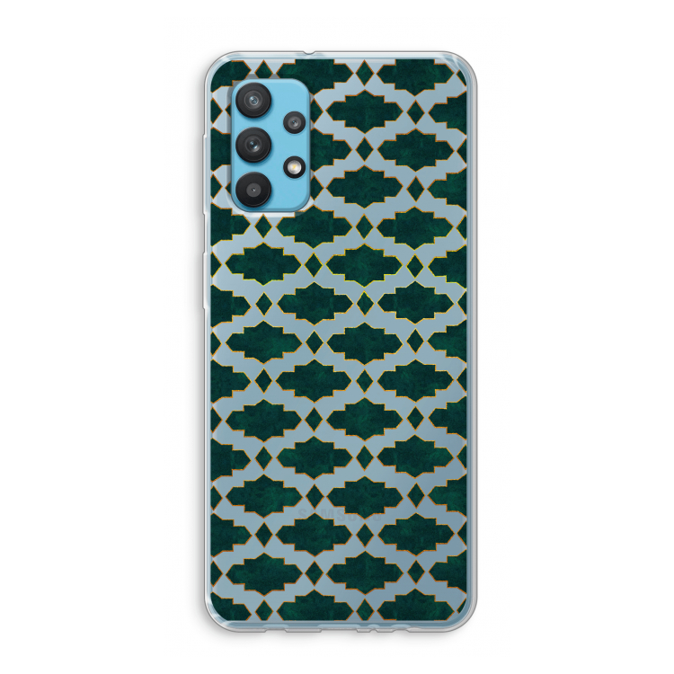 Moroccan tiles: Samsung Galaxy A32 4G Transparant Hoesje