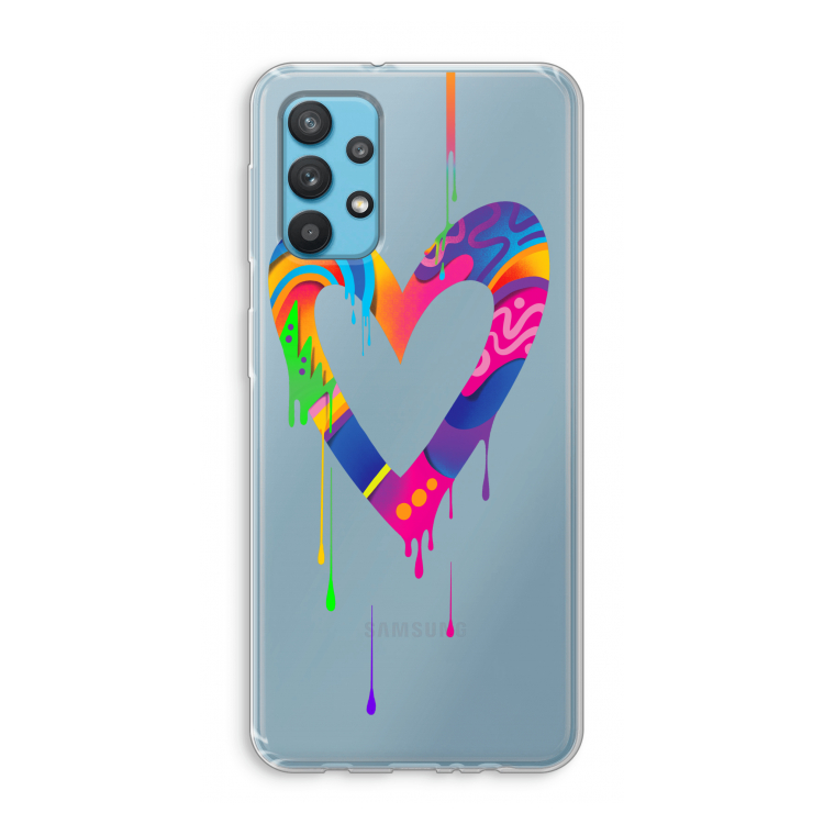 Melts My Heart: Samsung Galaxy A32 4G Transparant Hoesje
