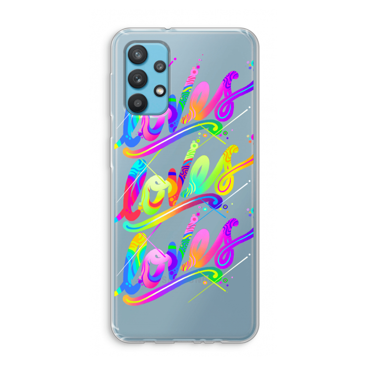 Loves: Samsung Galaxy A32 4G Transparant Hoesje