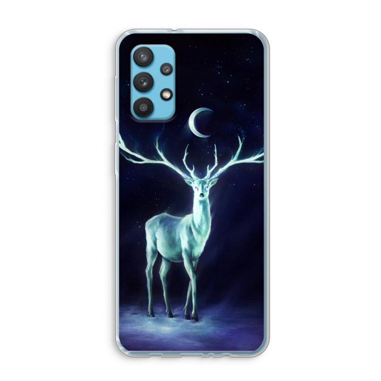 Nightbringer: Samsung Galaxy A32 4G Transparant Hoesje