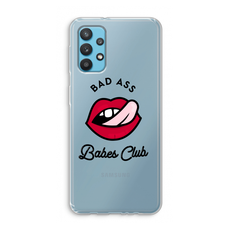 Badass Babes Club: Samsung Galaxy A32 4G Transparant Hoesje