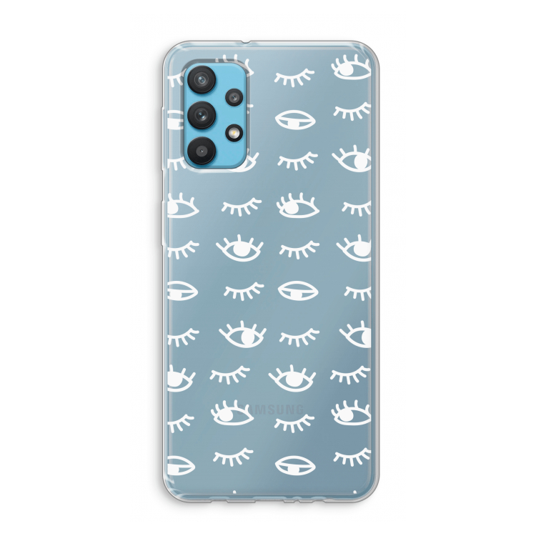 Eye pattern #3: Samsung Galaxy A32 4G Transparant Hoesje