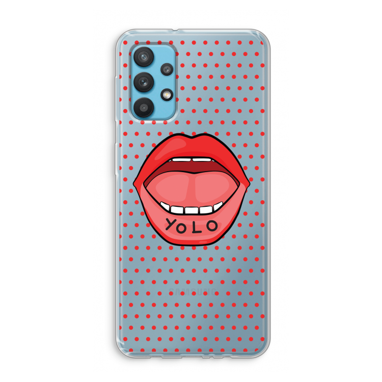 Yolo Denise: Samsung Galaxy A32 4G Transparant Hoesje