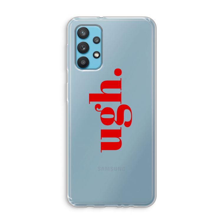 Ugh: Samsung Galaxy A32 4G Transparant Hoesje