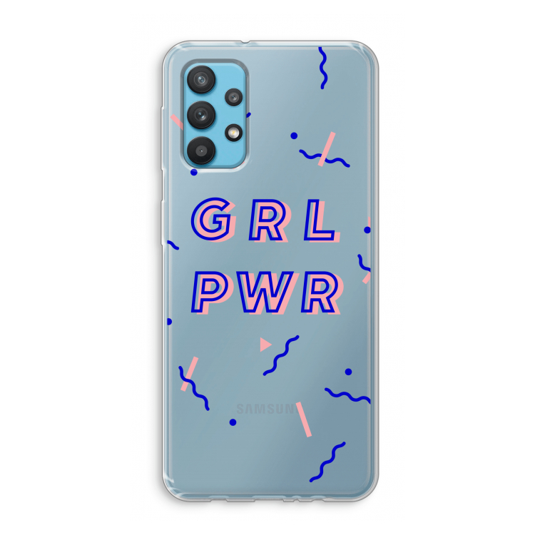 GRL PWR: Samsung Galaxy A32 4G Transparant Hoesje