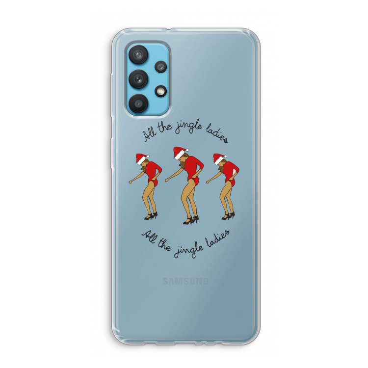Jingle Ladies: Samsung Galaxy A32 4G Transparant Hoesje