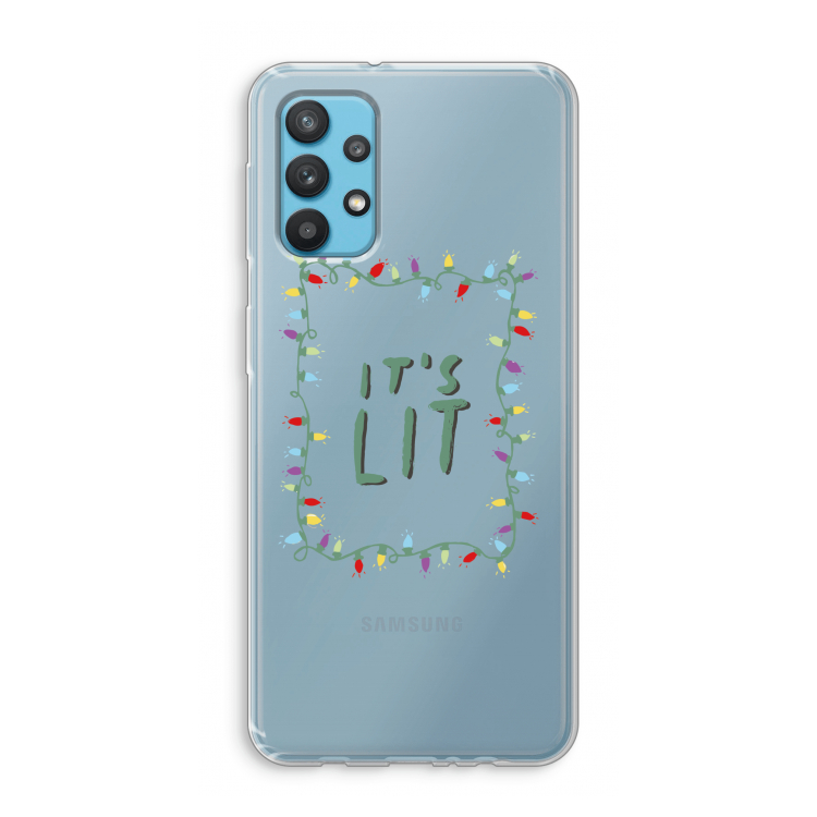 It's Lit: Samsung Galaxy A32 4G Transparant Hoesje