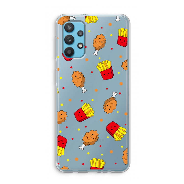 Chicken 'n Fries: Samsung Galaxy A32 4G Transparant Hoesje