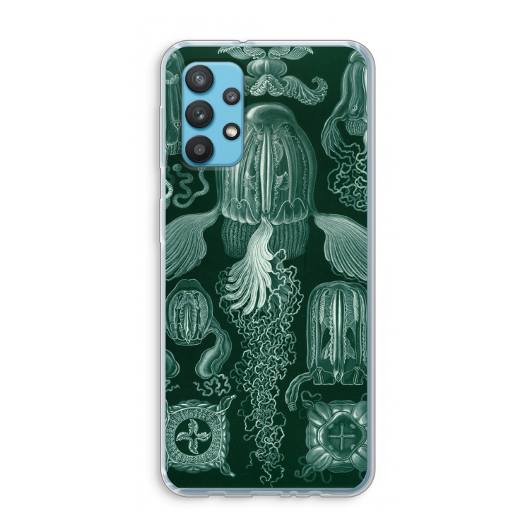 Haeckel Cubomedusae: Samsung Galaxy A32 4G Transparant Hoesje