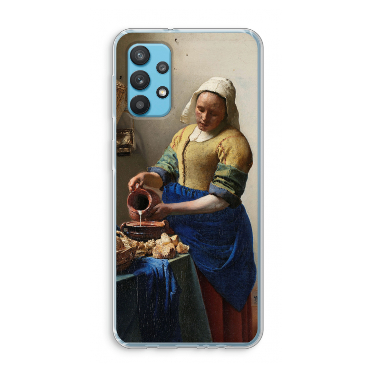 The Milkmaid: Samsung Galaxy A32 4G Transparant Hoesje