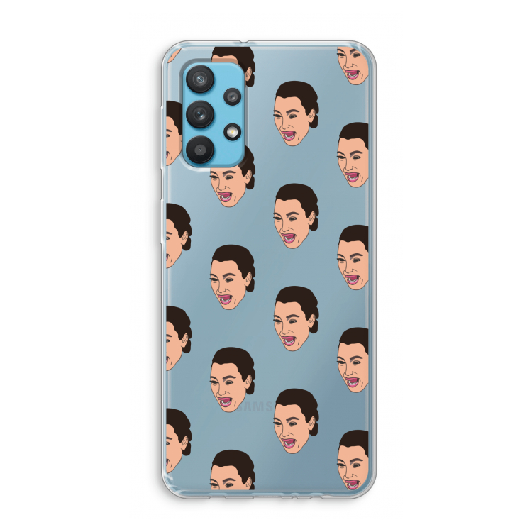 Ugly Cry Call: Samsung Galaxy A32 4G Transparant Hoesje