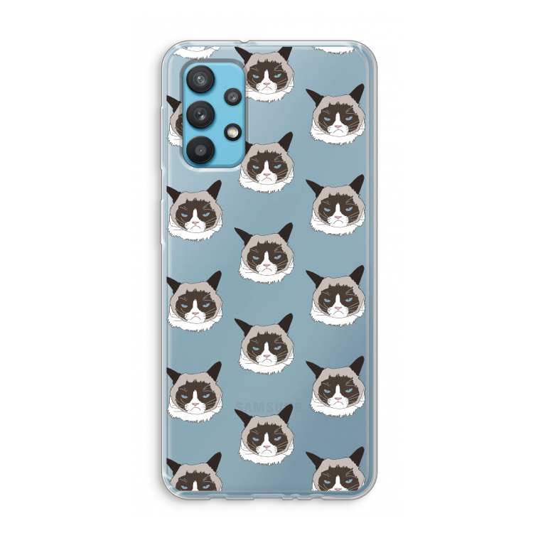 It's a Purrr Case: Samsung Galaxy A32 4G Transparant Hoesje