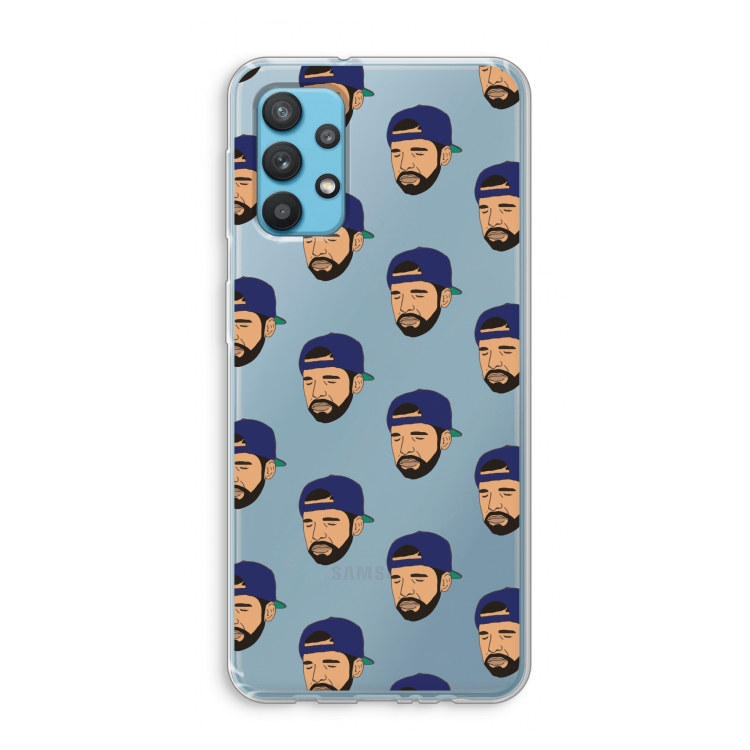 Drake Away: Samsung Galaxy A32 4G Transparant Hoesje