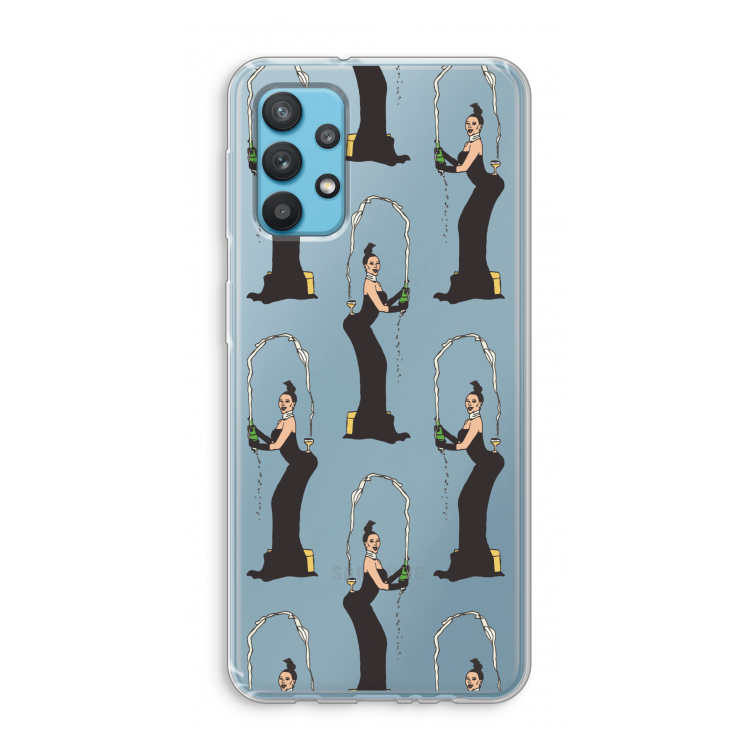 Pop Some Kim: Samsung Galaxy A32 4G Transparant Hoesje