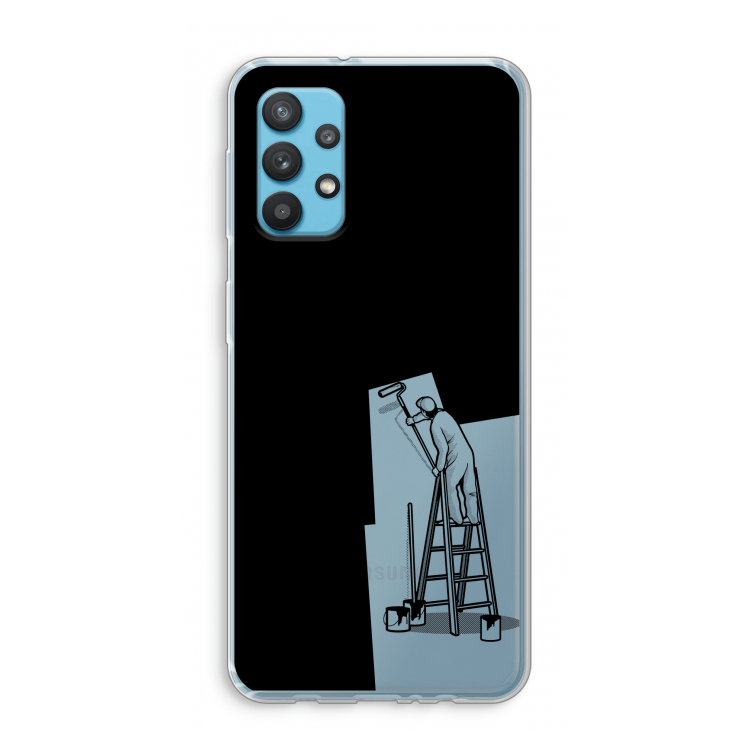 Musketon Painter: Samsung Galaxy A32 4G Transparant Hoesje