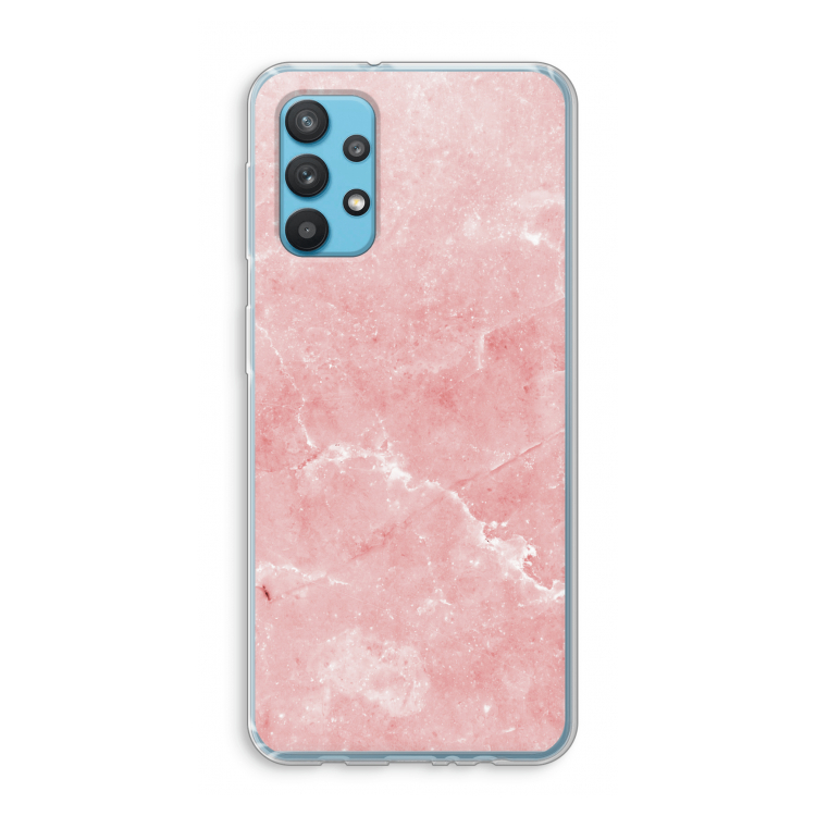 Roze marmer: Samsung Galaxy A32 4G Transparant Hoesje