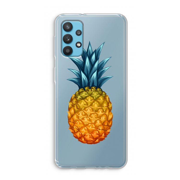 Grote ananas: Samsung Galaxy A32 4G Transparant Hoesje