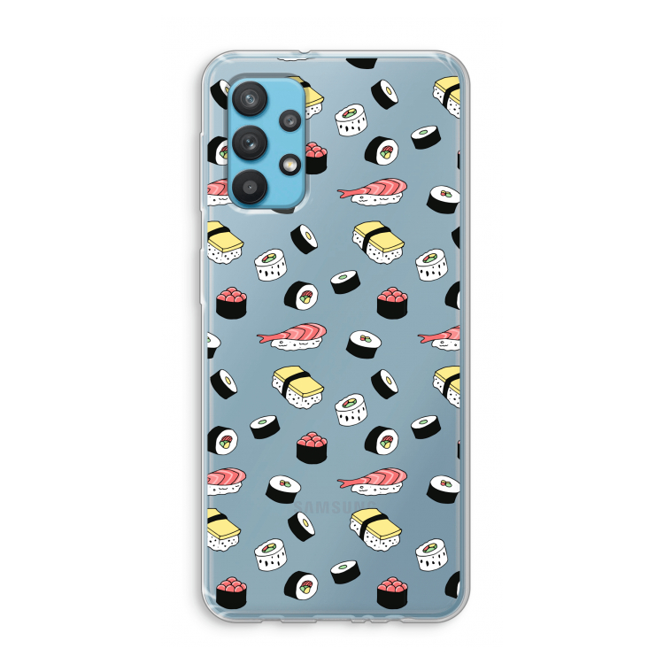Sushi time: Samsung Galaxy A32 4G Transparant Hoesje