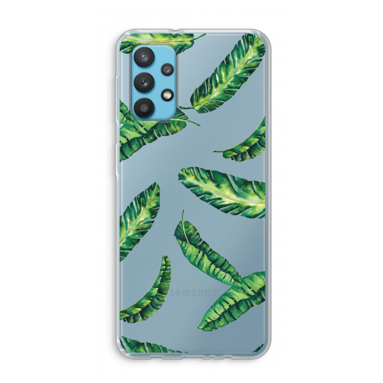 Lange bladeren: Samsung Galaxy A32 4G Transparant Hoesje