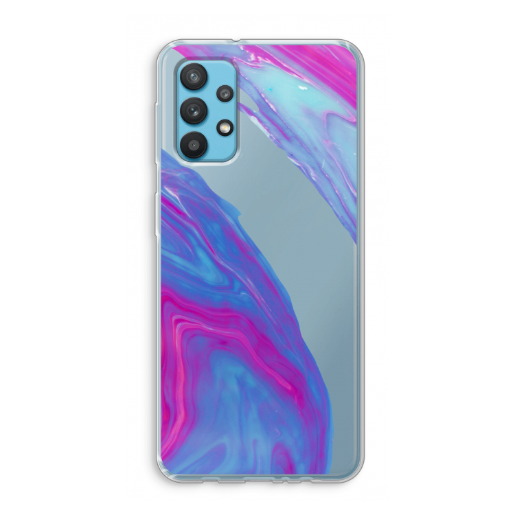 Zweverige regenboog: Samsung Galaxy A32 4G Transparant Hoesje
