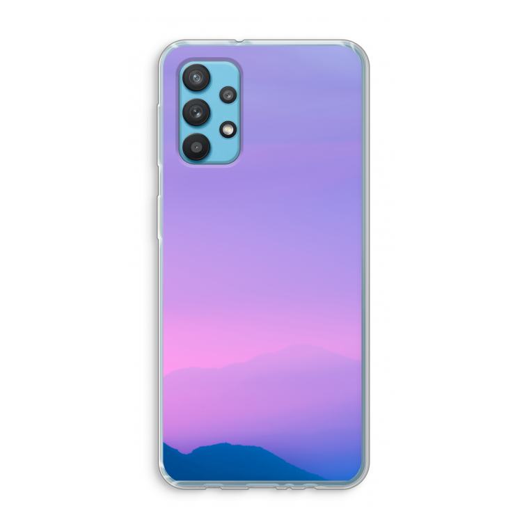 Sunset pastel: Samsung Galaxy A32 4G Transparant Hoesje