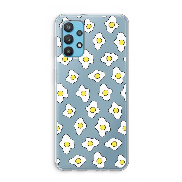 Spiegeleitjes: Samsung Galaxy A32 4G Transparant Hoesje