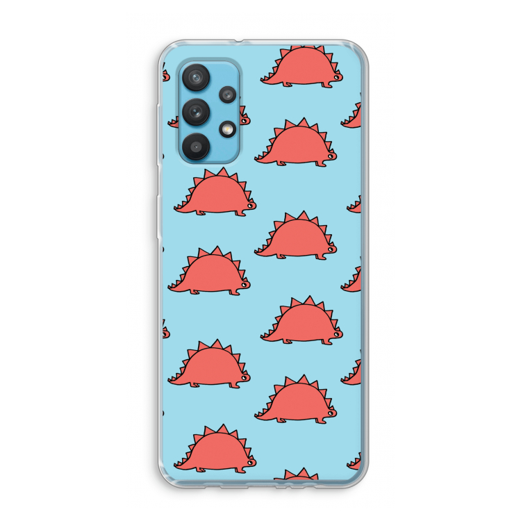 Dinosawrr: Samsung Galaxy A32 4G Transparant Hoesje