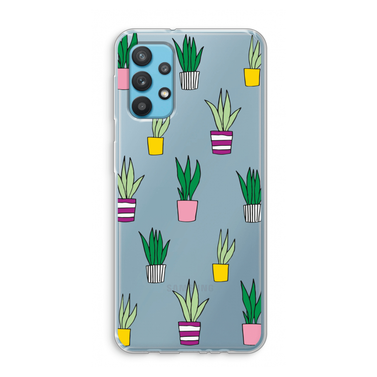 Sanseveria: Samsung Galaxy A32 4G Transparant Hoesje