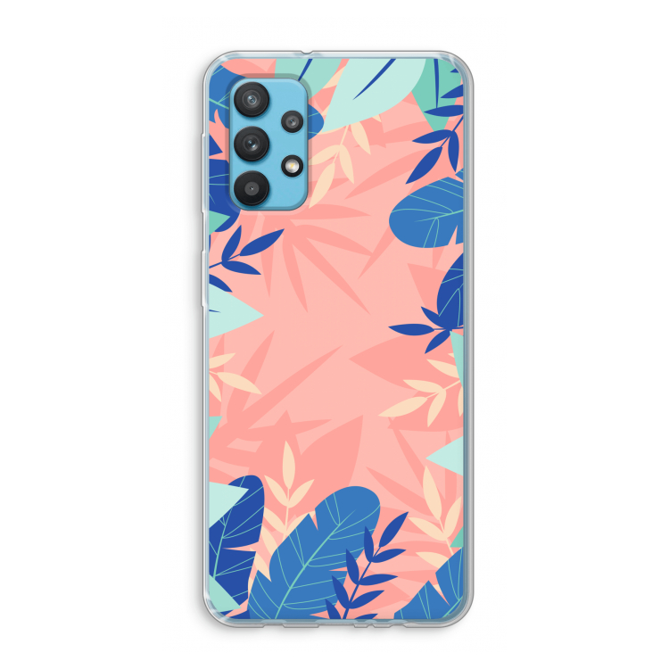 Tropisch: Samsung Galaxy A32 4G Transparant Hoesje
