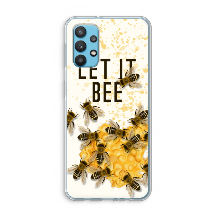 Let it bee: Samsung Galaxy A32 4G Transparant Hoesje