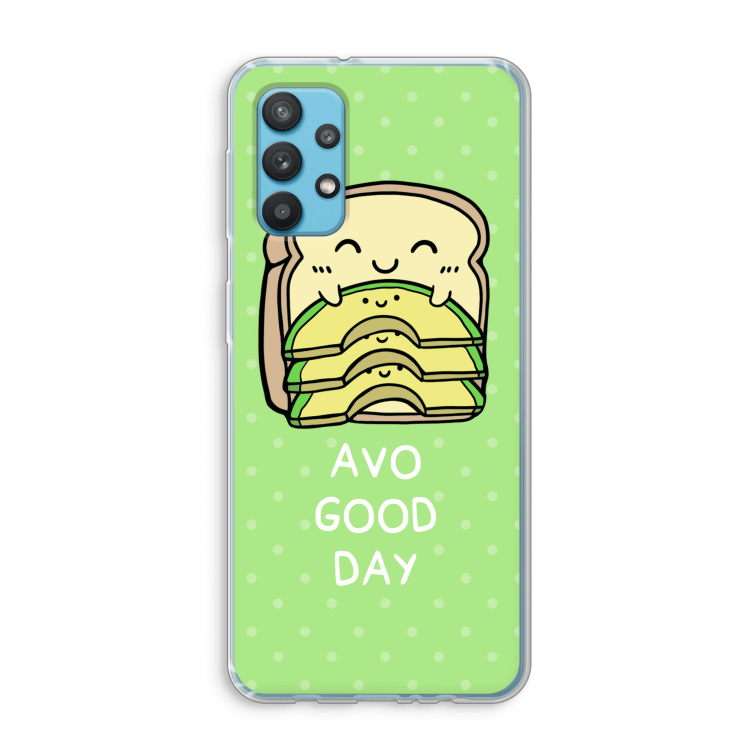 Avo Good Day: Samsung Galaxy A32 4G Transparant Hoesje