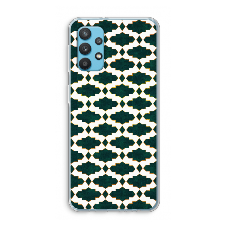 Moroccan tiles: Samsung Galaxy A32 4G Transparant Hoesje