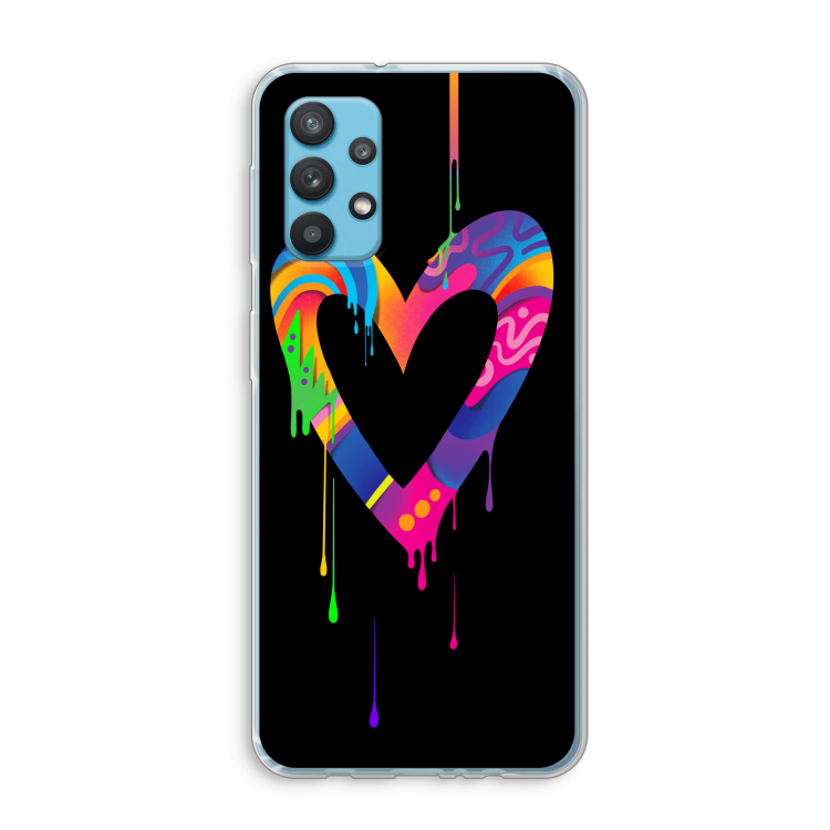 Melts My Heart: Samsung Galaxy A32 4G Transparant Hoesje