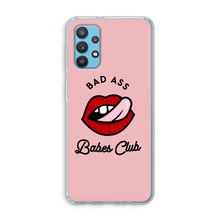 Badass Babes Club: Samsung Galaxy A32 4G Transparant Hoesje